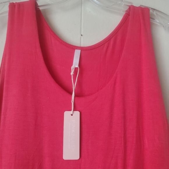 Pinkblush Floral Print Maxi Dress Red & white color Size XLarge Round neck - Picture 3 of 6